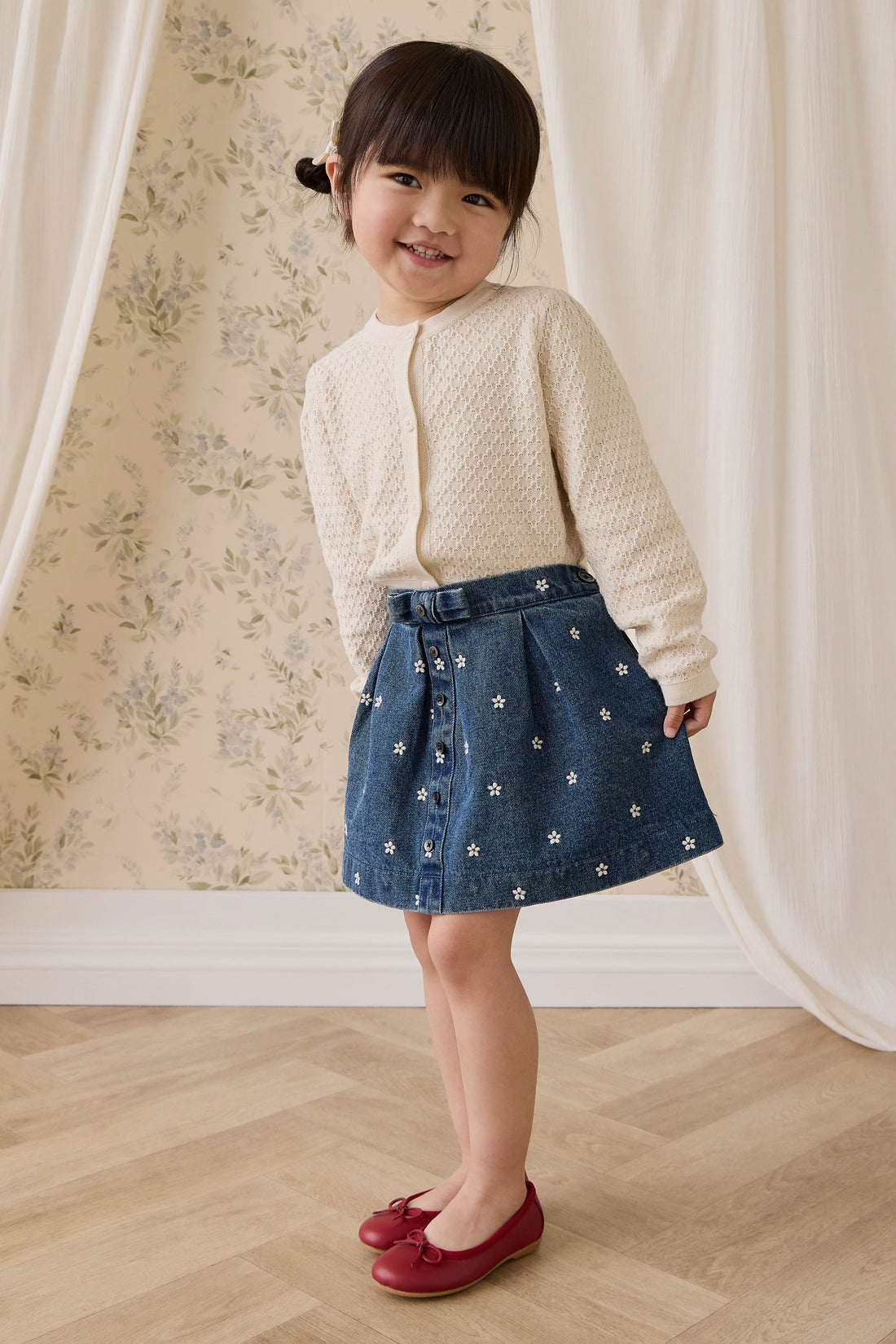 Zuri Ballet Flat - Ruby Childrens Footwear from Jamie Kay NZ