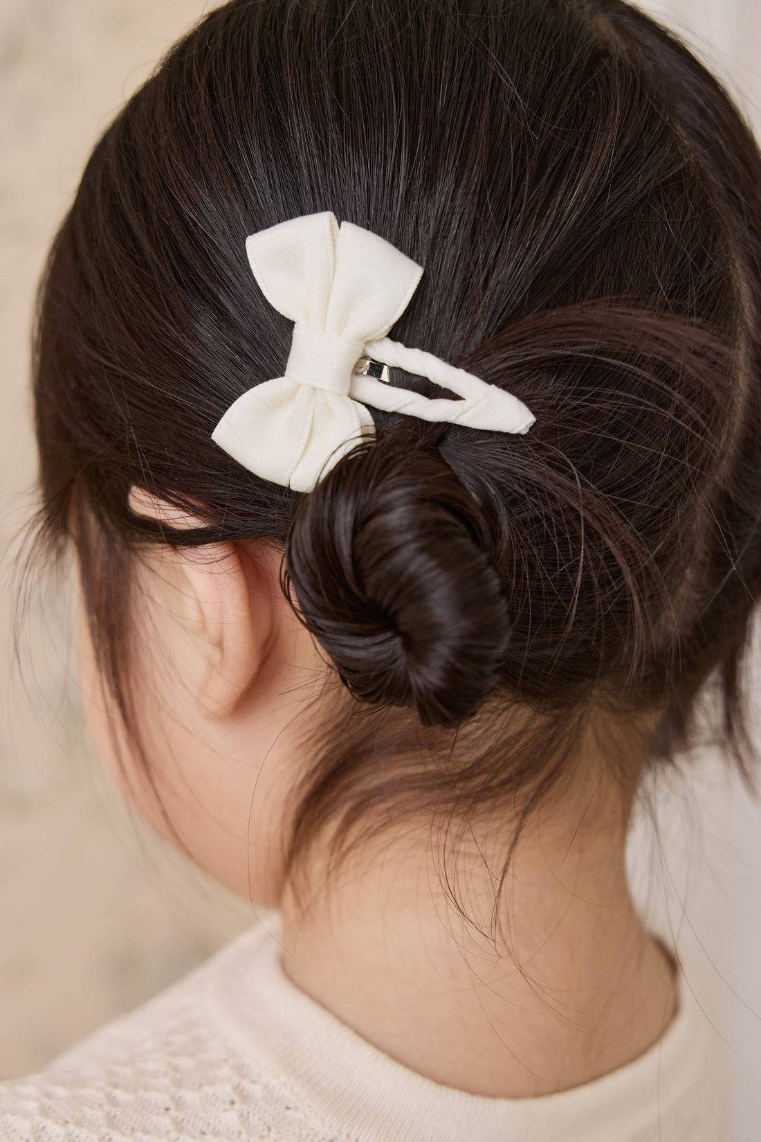 Nylah Clip - Parchment Childrens Hair Accessories from Jamie Kay NZ