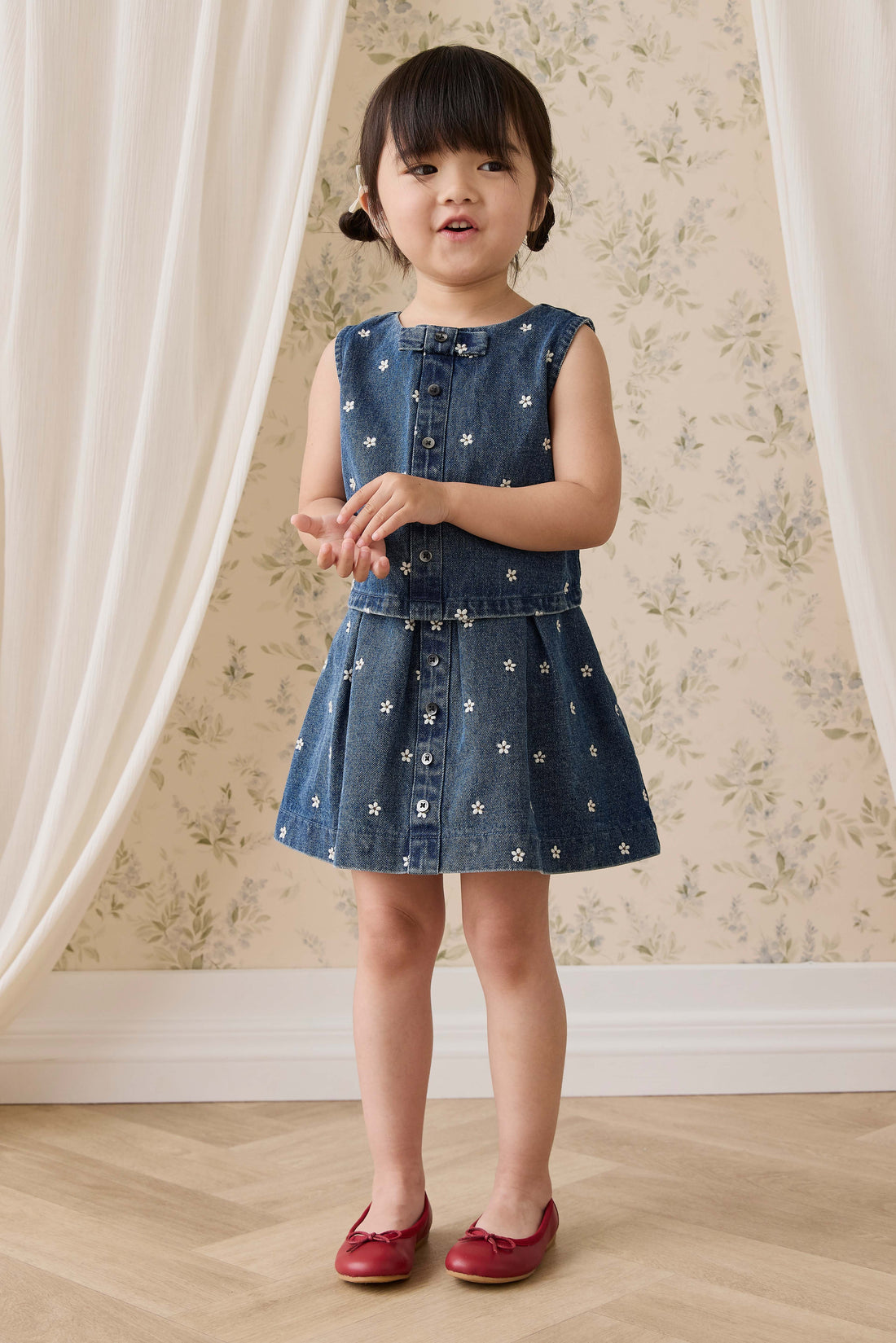 Zuri Ballet Flat - Ruby Childrens Footwear from Jamie Kay NZ