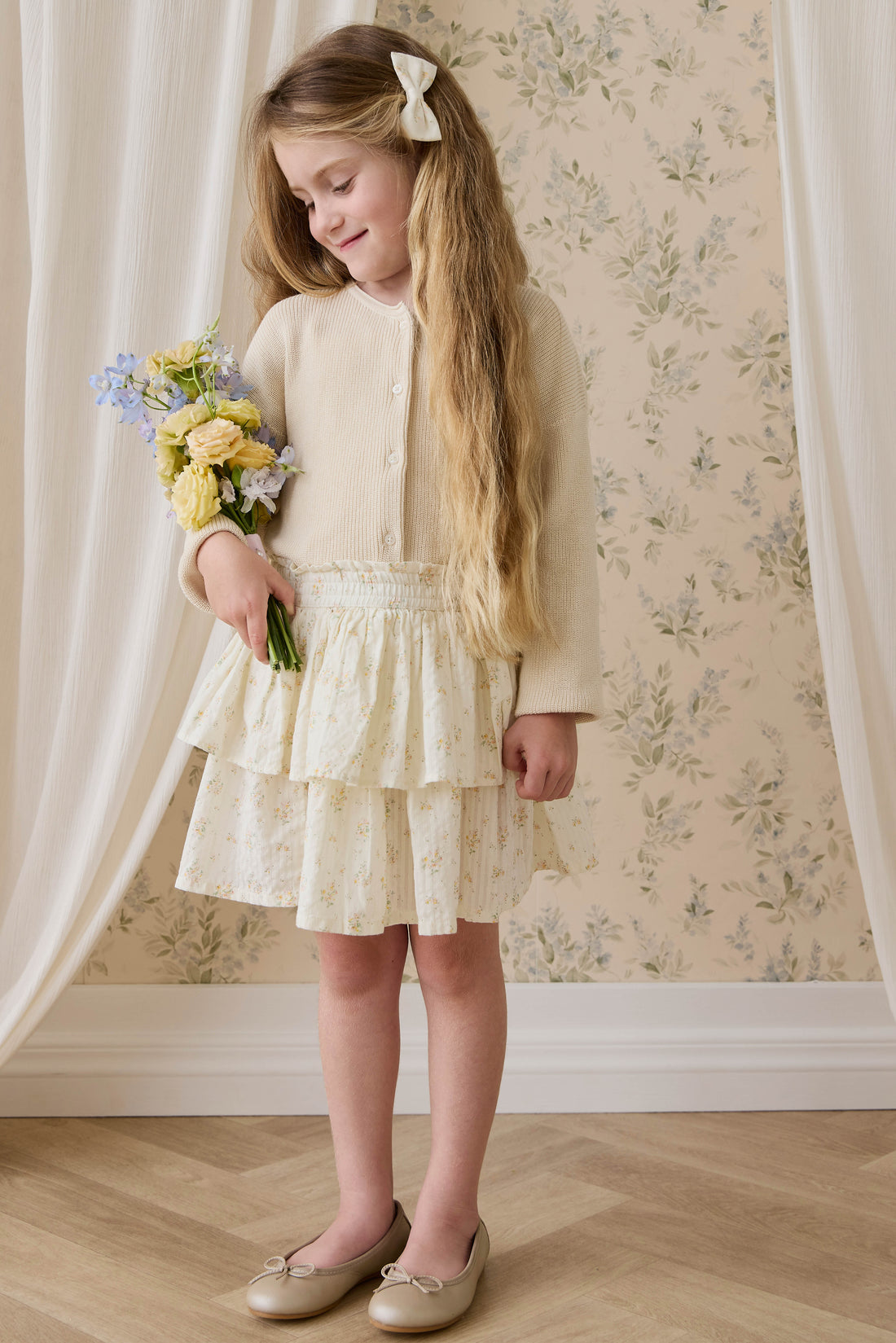 Zuri Ballet Flat - Matt Gold Childrens Footwear from Jamie Kay NZ