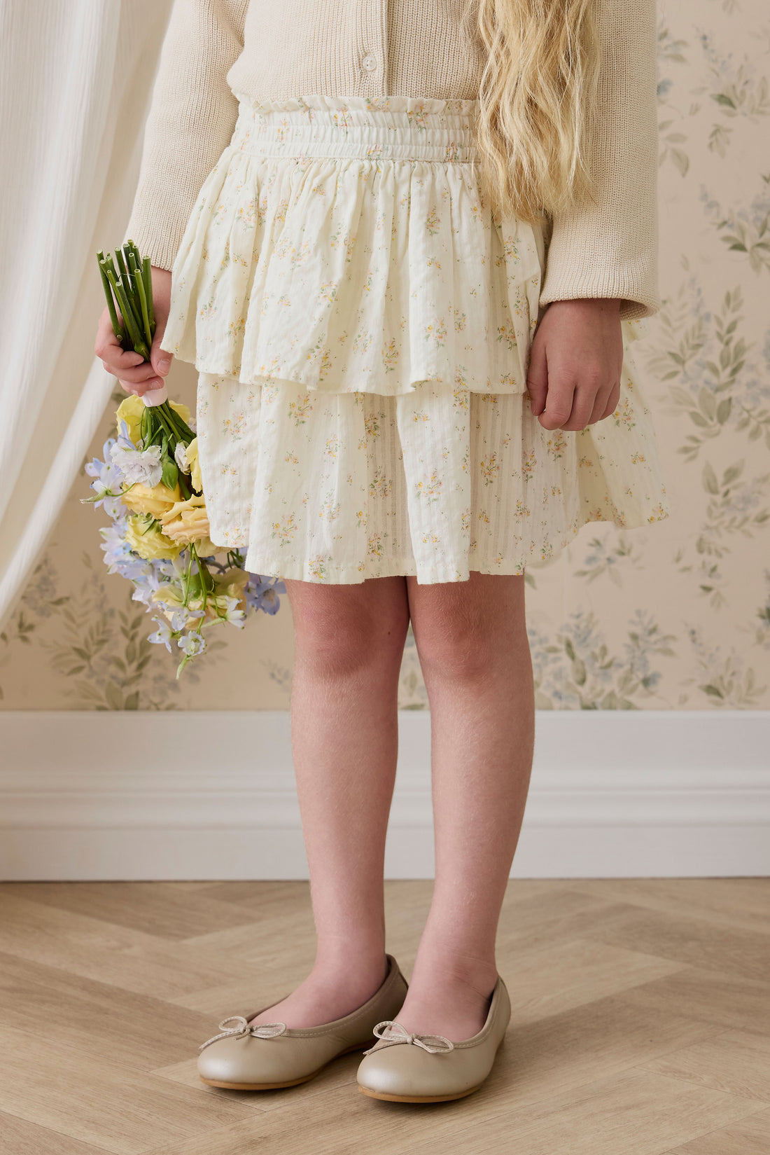 Zuri Ballet Flat - Matt Gold Childrens Footwear from Jamie Kay NZ