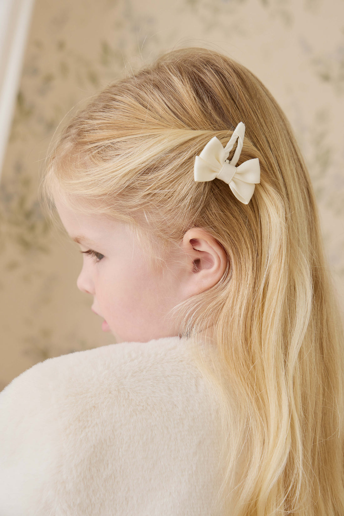 Nylah Clip - Parchment Childrens Hair Accessories from Jamie Kay NZ
