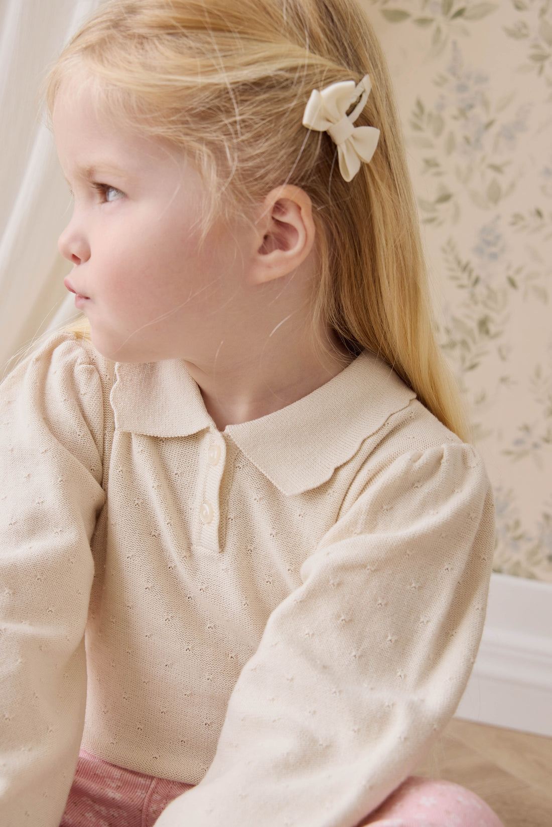 Jenny Jumper - Vanilla Childrens Jumper from Jamie Kay NZ