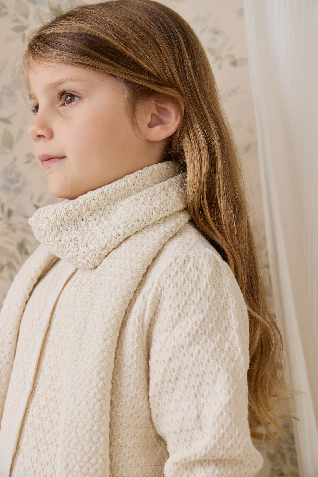 Clementine Scarf - Vanilla Childrens Scarf from Jamie Kay NZ