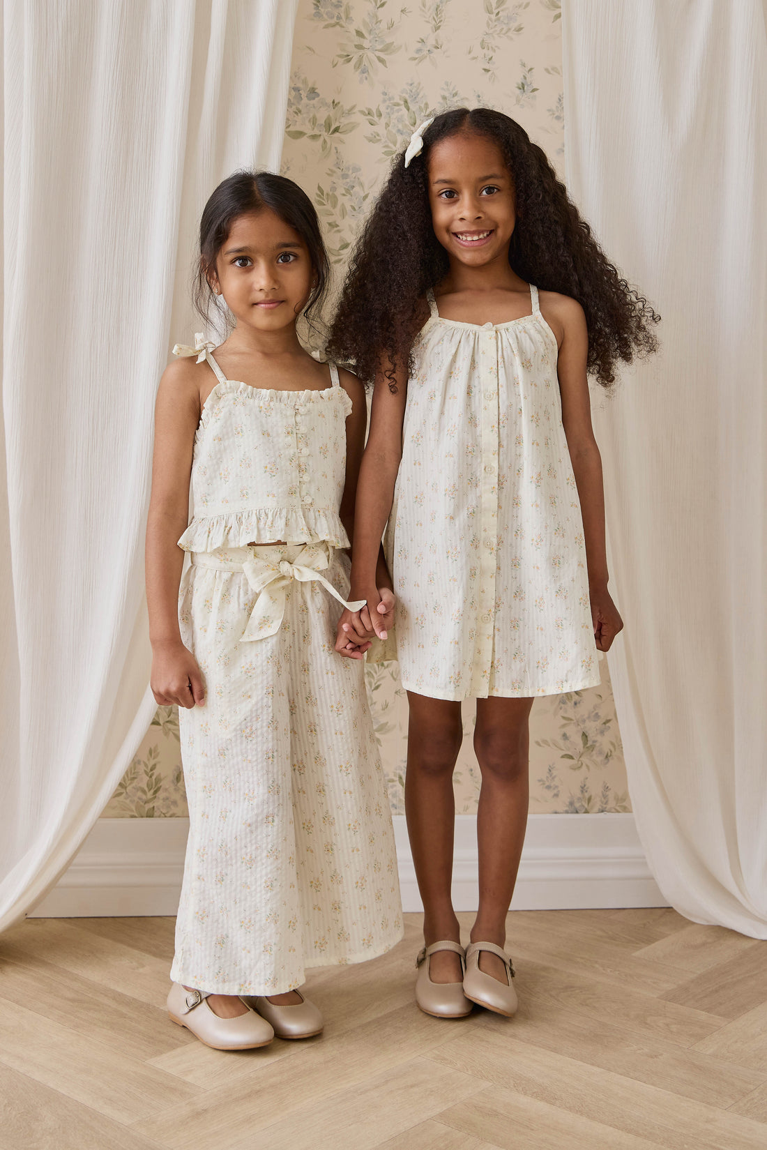 Organic Cotton Mirabel Top - Justine Parchment Childrens Top from Jamie Kay NZ