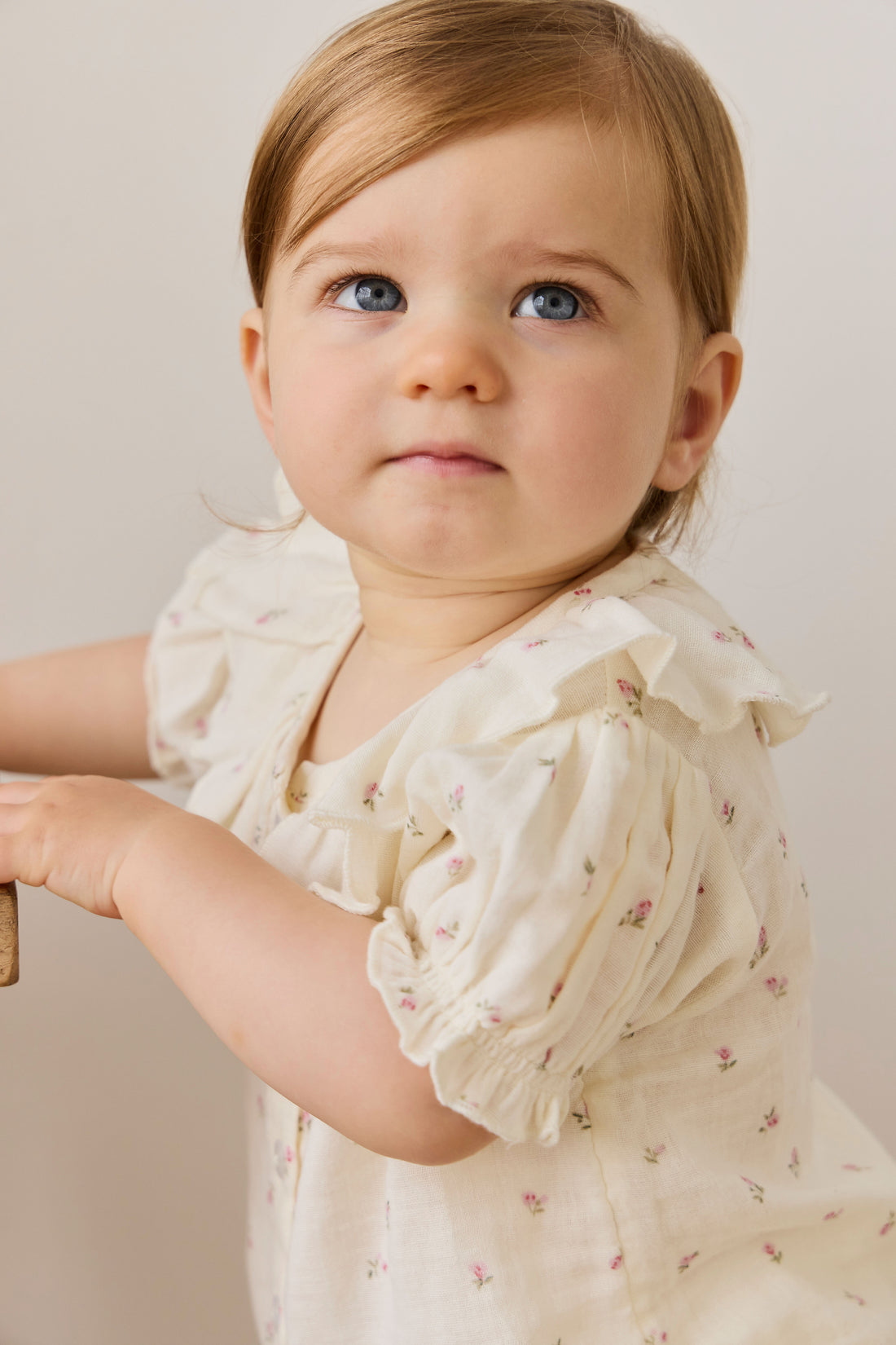 Organic Cotton Muslin Alora Top - Willow Rose Childrens Top from Jamie Kay NZ