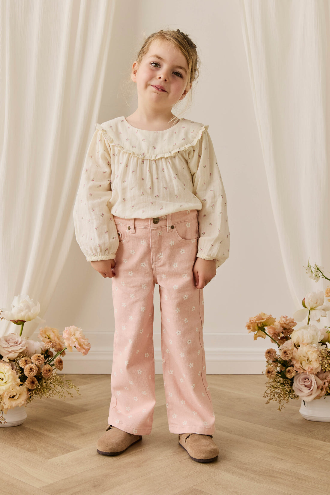 Blair Pant - Josie Floral Trinket Childrens Pant from Jamie Kay NZ
