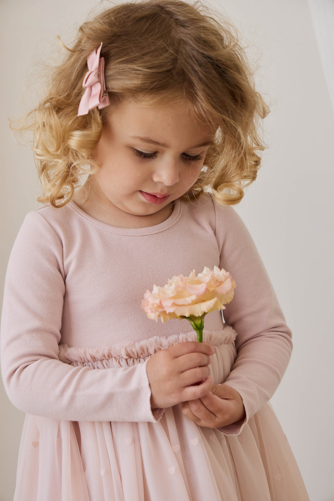Anna Tulle Dress - Petite Heart Rosie Childrens Dress from Jamie Kay NZ