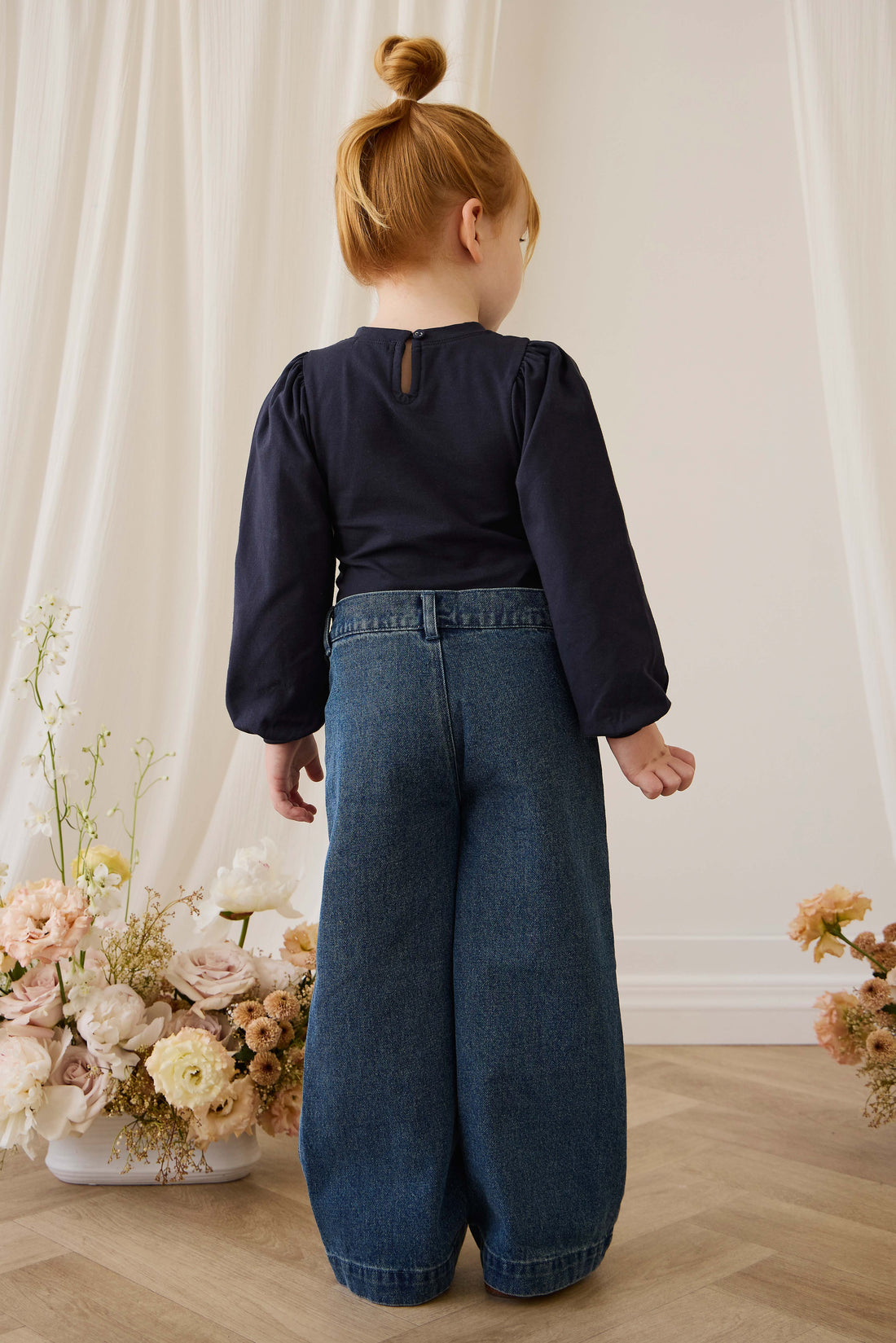 Theodora Pant - Classic Denim Childrens Pant from Jamie Kay NZ