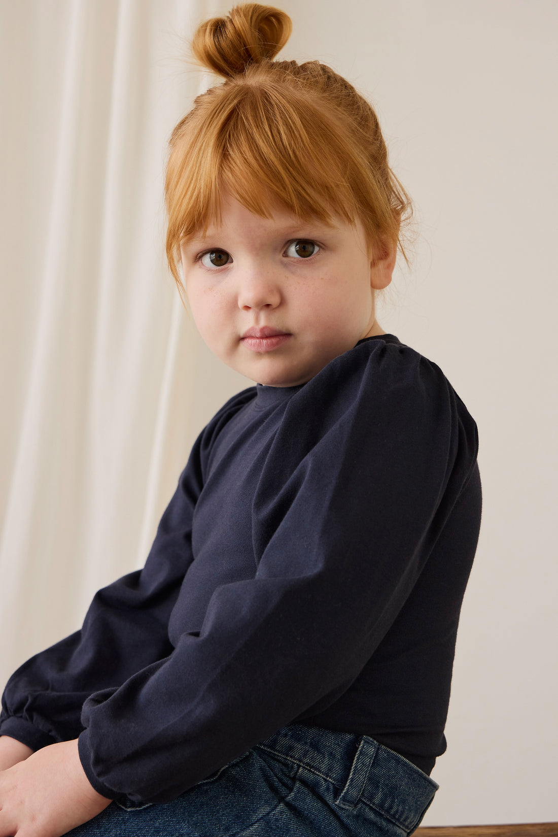 Pima Cotton Nylah Top - Eclipse Childrens Top from Jamie Kay NZ