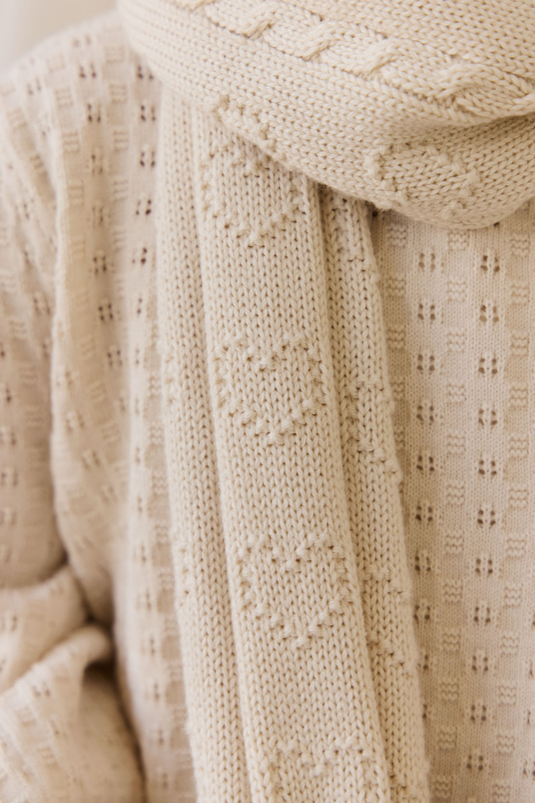 Lindsay Scarf - Vanilla Childrens Scarf from Jamie Kay NZ