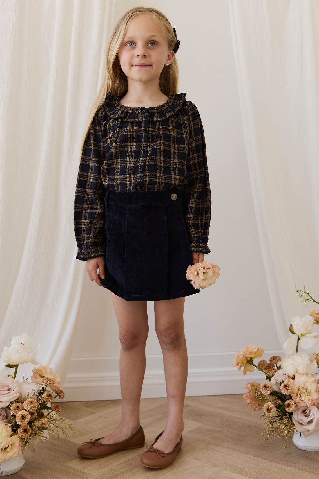 Chelsea Skirt - Ebony Childrens Skirt from Jamie Kay NZ