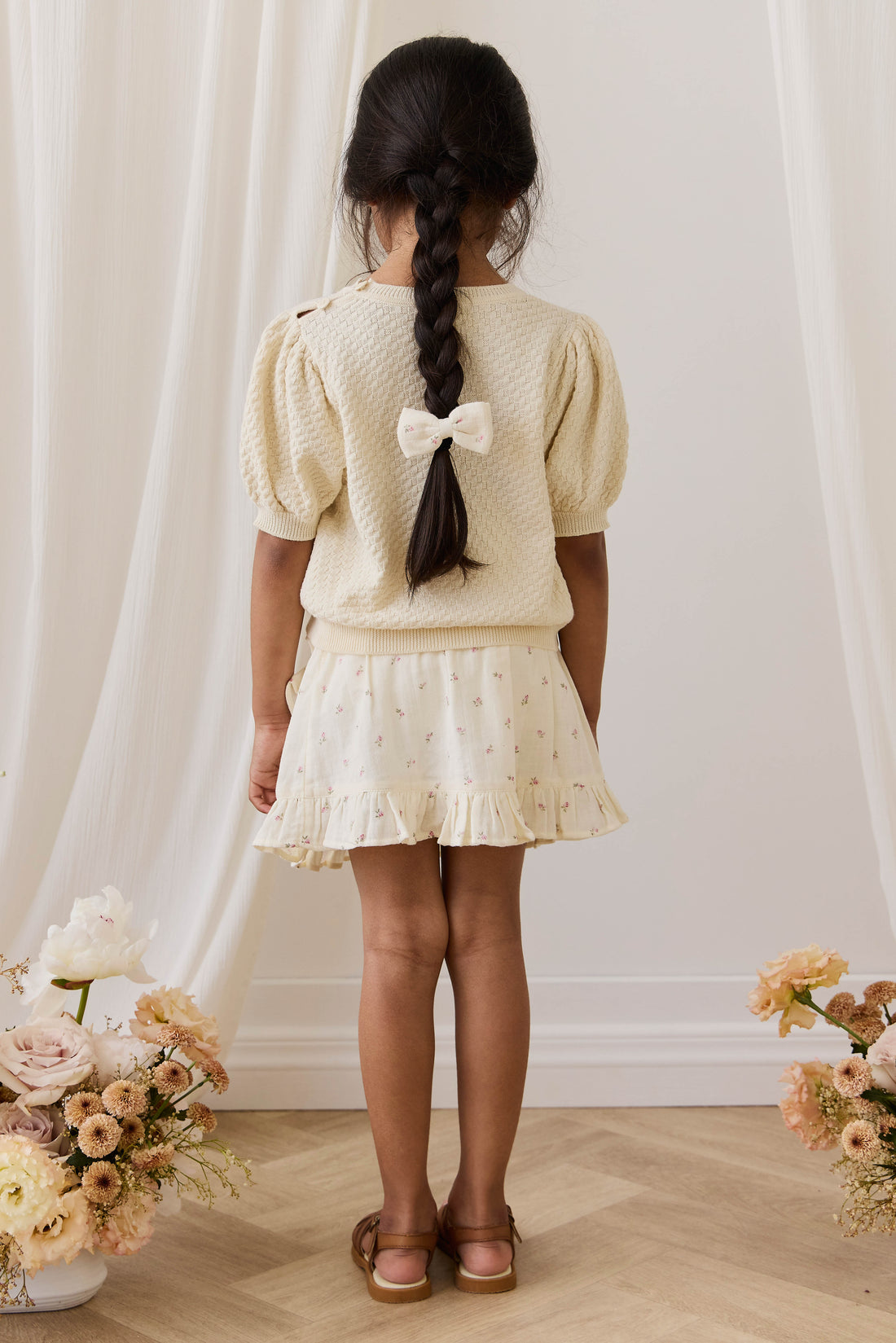 Annie Top - Vanilla Childrens Top from Jamie Kay NZ