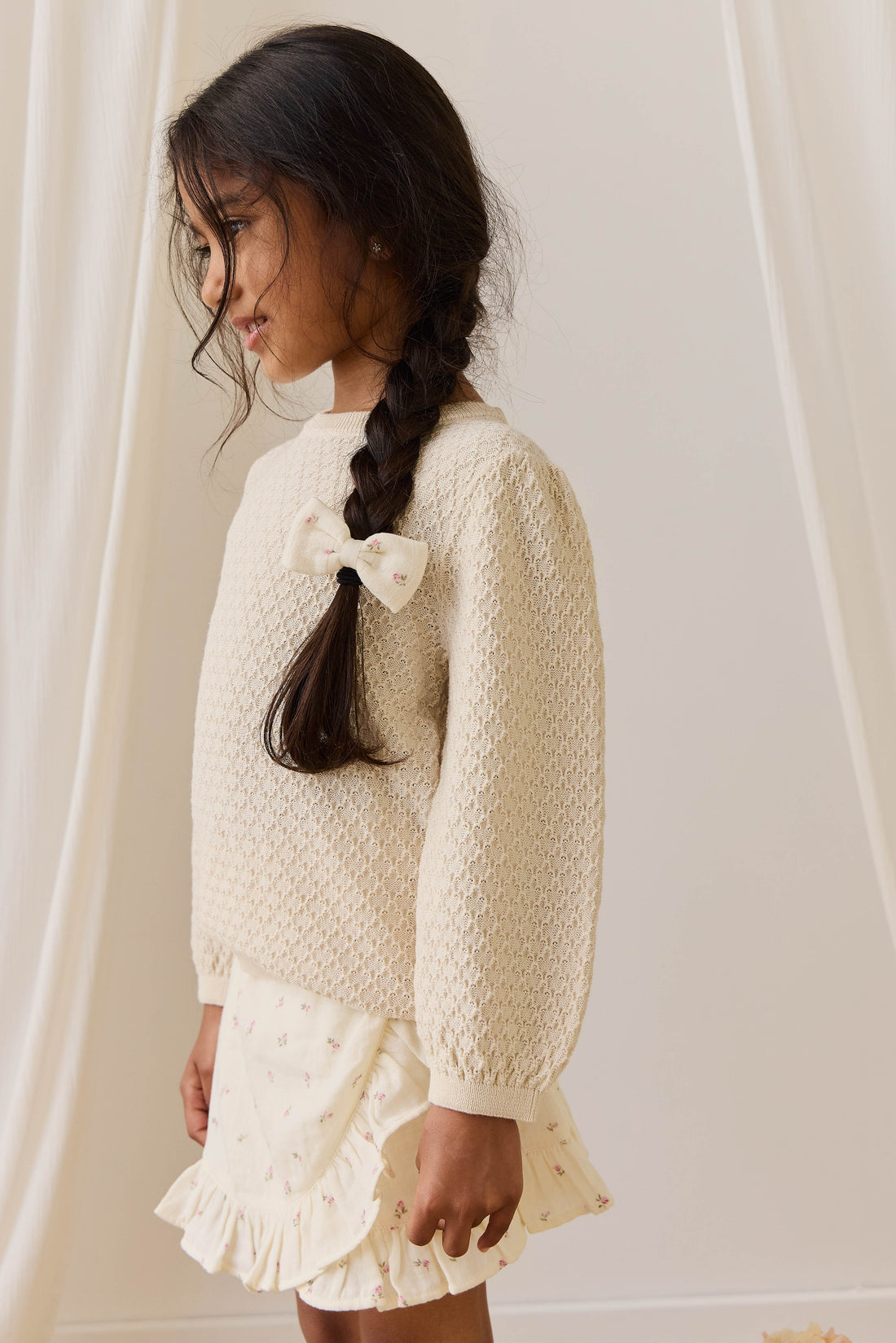 Mabel Jumper - Vanilla Childrens Jumper from Jamie Kay NZ
