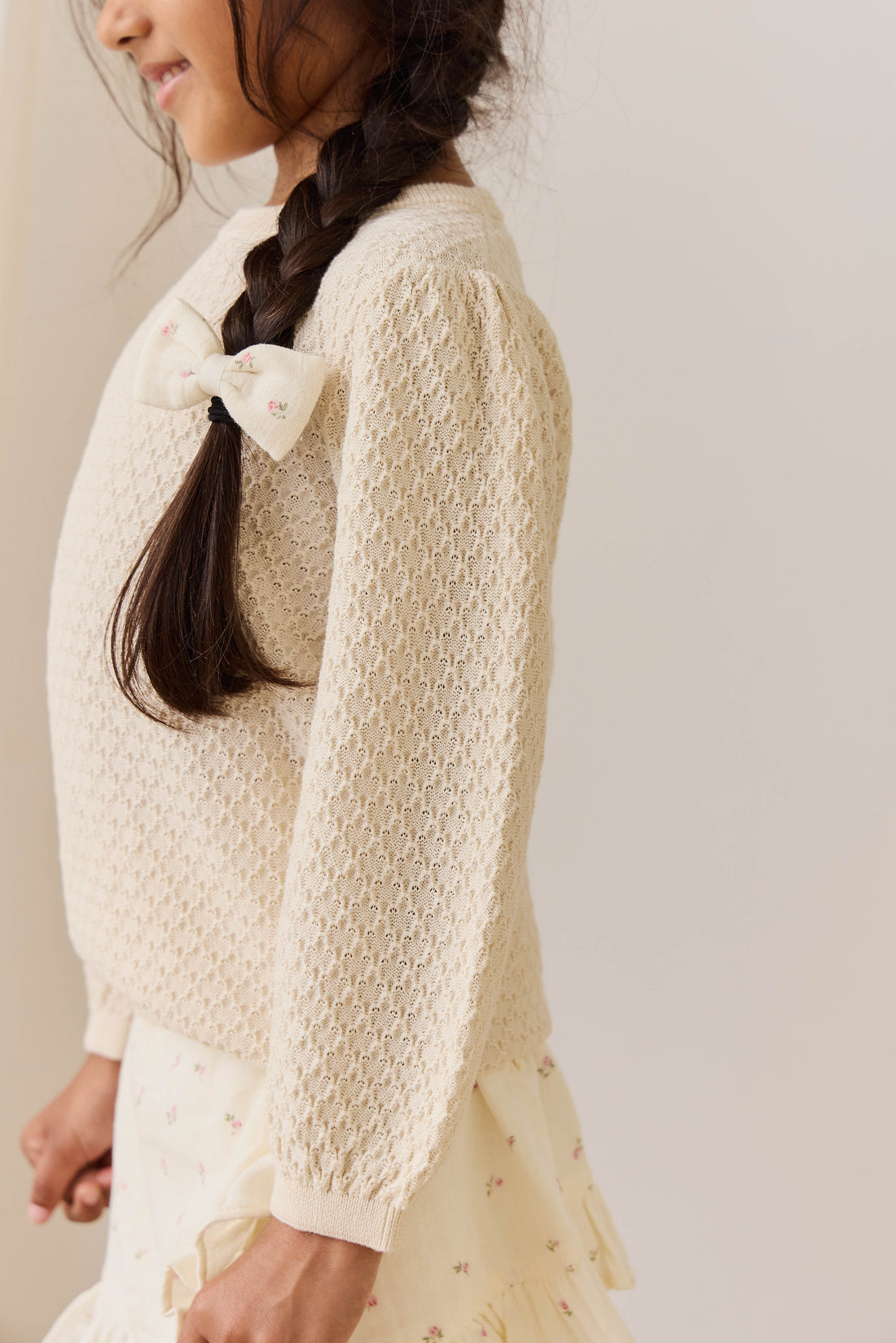 Mabel Jumper - Vanilla Childrens Jumper from Jamie Kay NZ