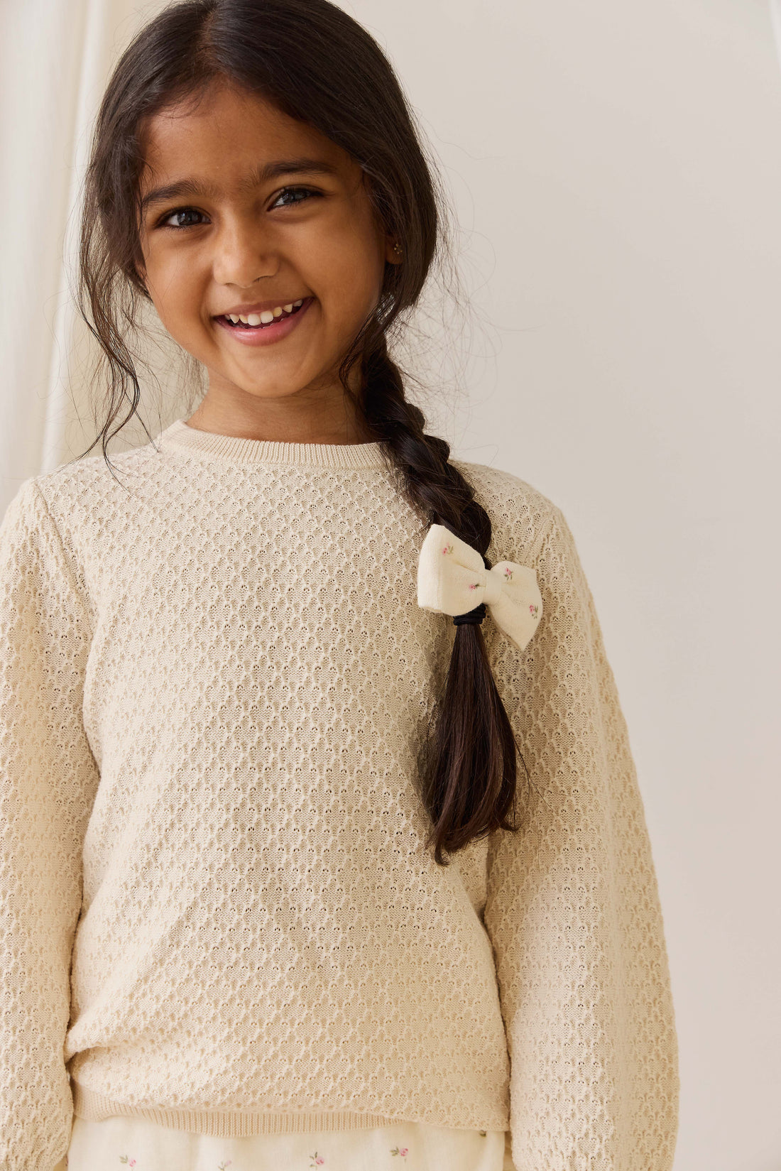 Mabel Jumper - Vanilla Childrens Jumper from Jamie Kay NZ