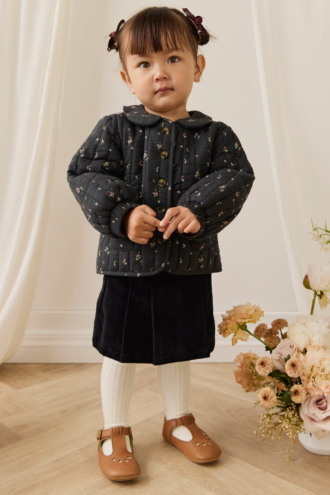 Yara Jacket - Dina Ebony Childrens Jacket from Jamie Kay NZ