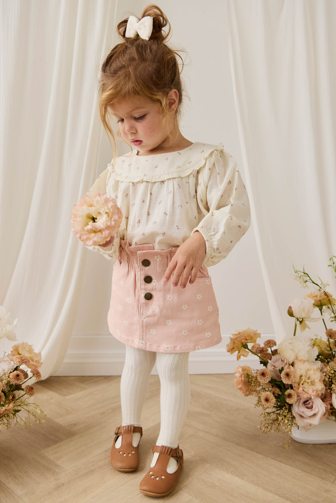 Briella Skirt - Josie Floral Trinket Childrens Skirt from Jamie Kay NZ