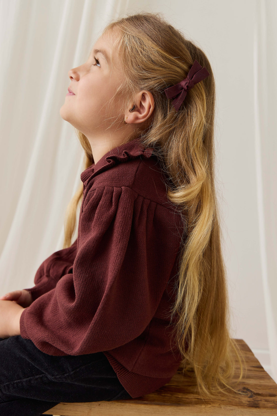 Bonnie Cardigan - Chocolate Chip Childrens Cardigan from Jamie Kay NZ