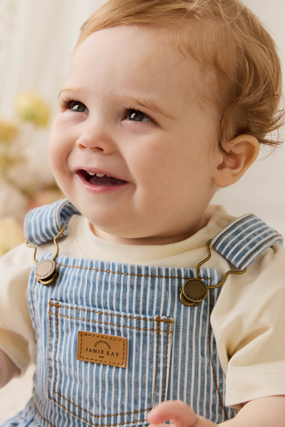 Pax Playsuit - Holiday Stripe Childrens Playsuit from Jamie Kay NZ