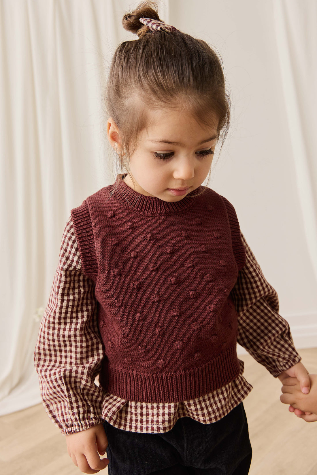 Albie Vest - Chocolate Chip Childrens Vest from Jamie Kay NZ