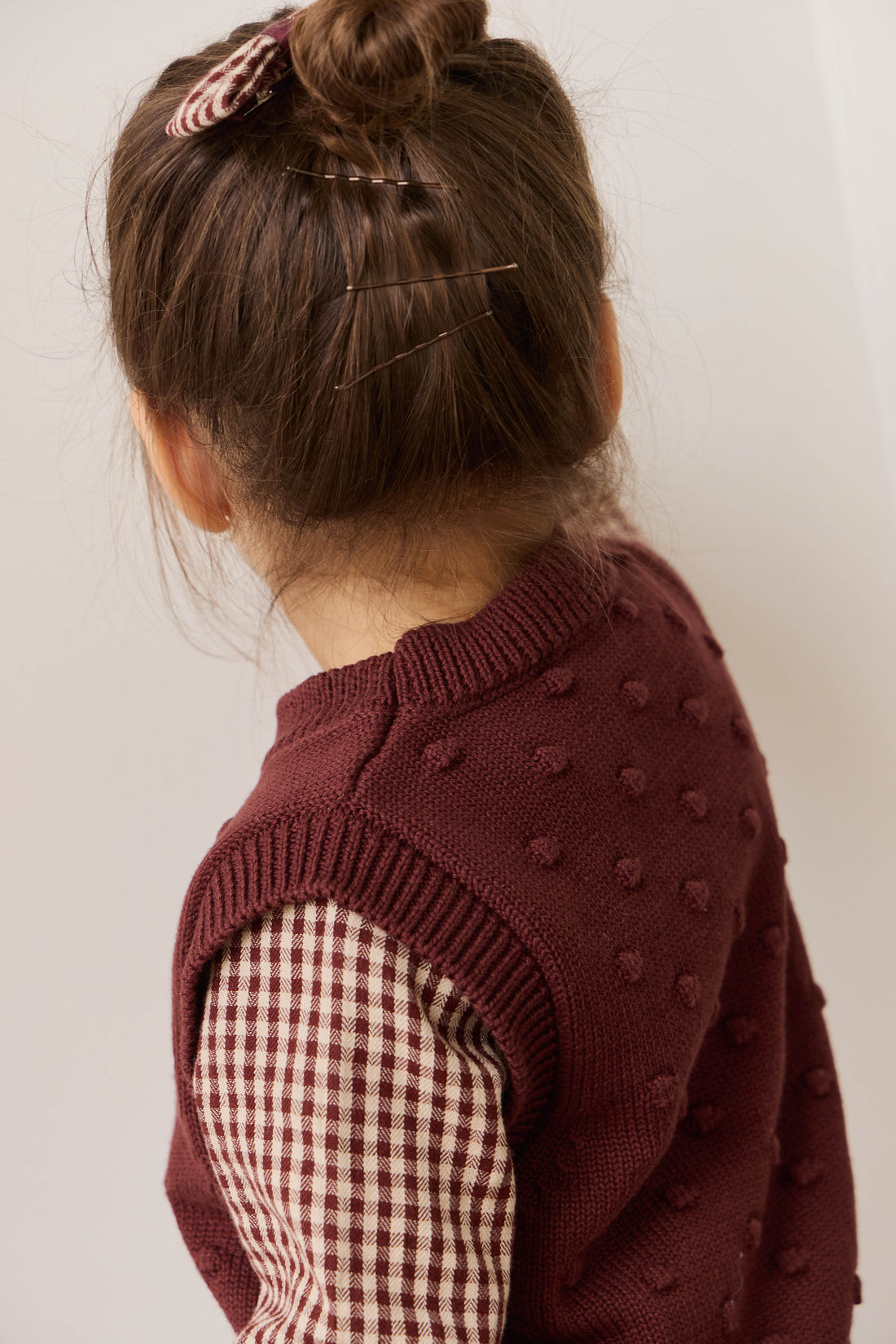 Albie Vest - Chocolate Chip Childrens Vest from Jamie Kay NZ