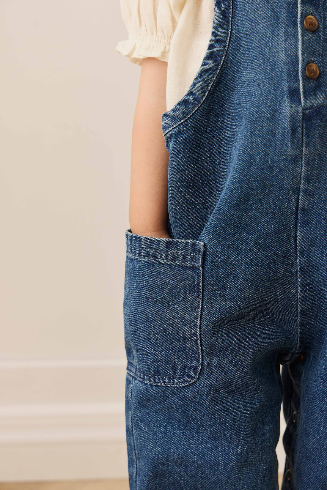 Ace Overall - Classic Denim Childrens Overall from Jamie Kay NZ