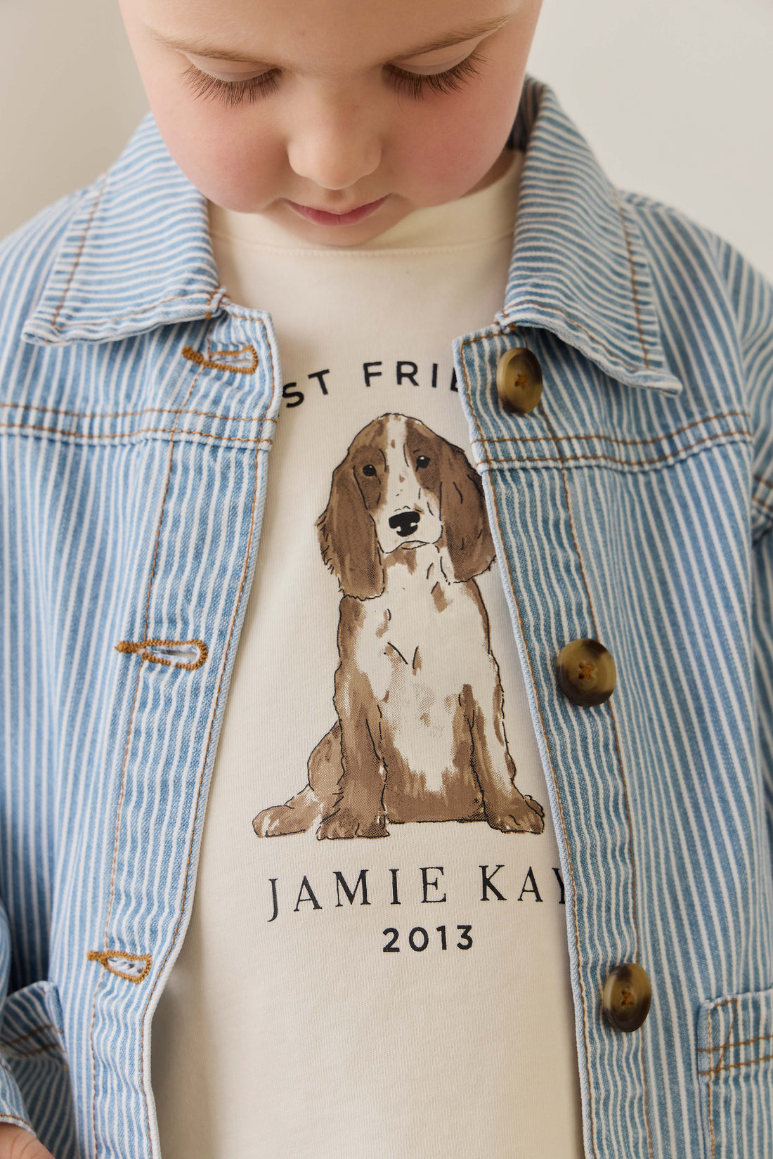 Axel Jacket - Holiday Stripe Childrens Jacket from Jamie Kay NZ