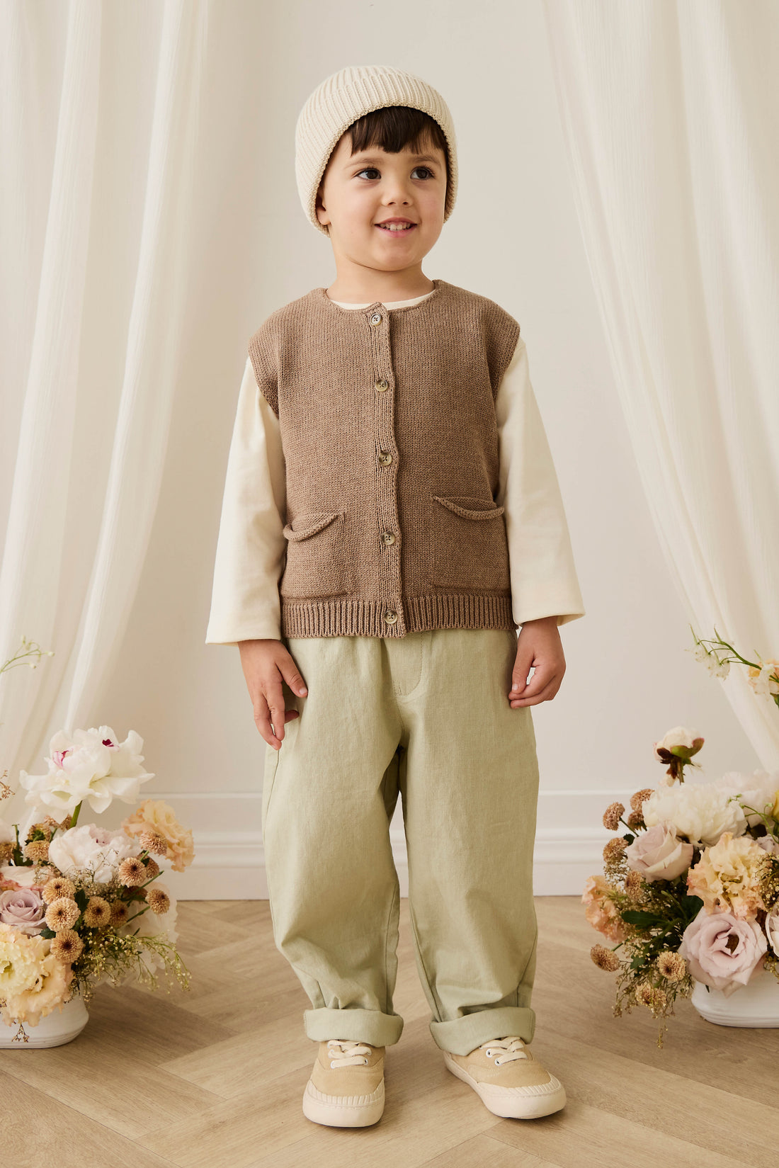Flynn Vest - Doe Childrens Vest from Jamie Kay NZ