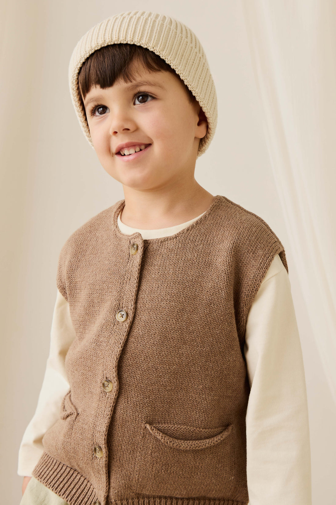 Flynn Vest - Doe Childrens Vest from Jamie Kay NZ