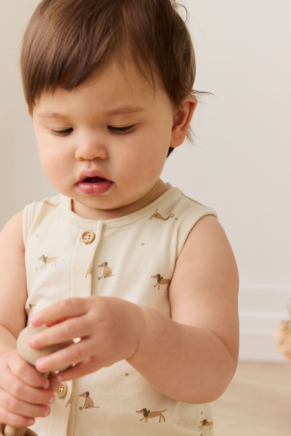 Organic Cotton Rupert Onepiece - Play Ball Cassava Childrens Onepiece from Jamie Kay NZ