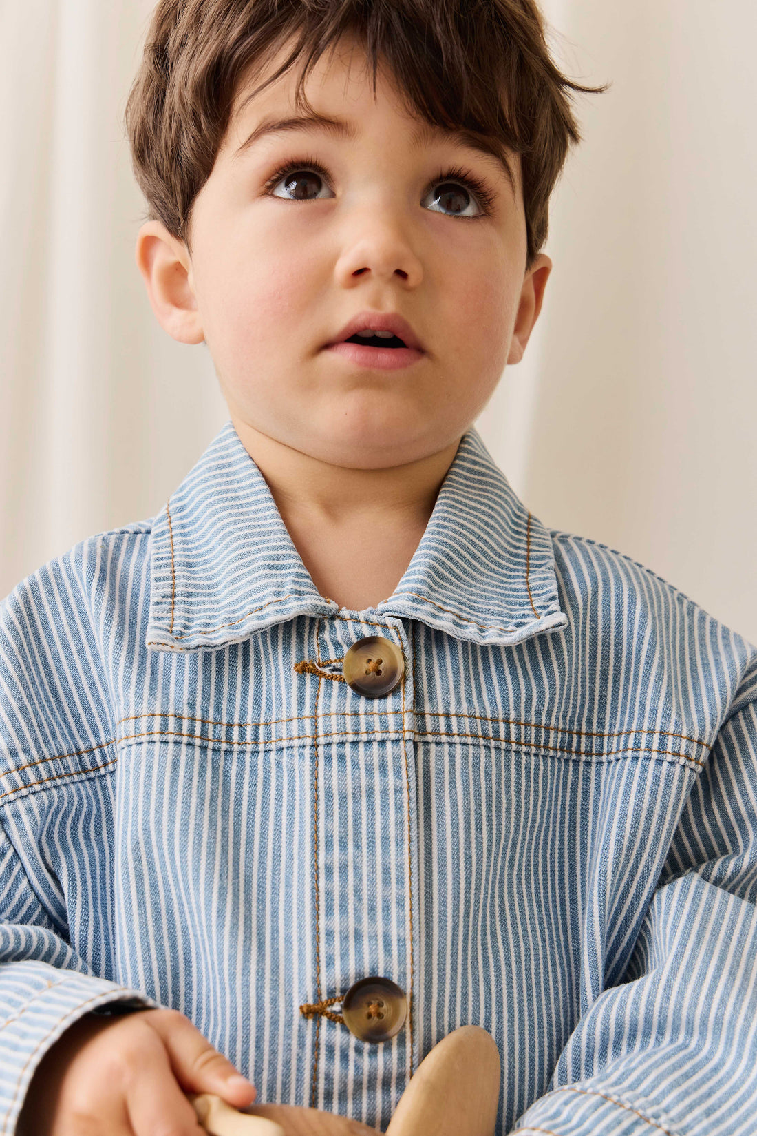 Axel Jacket - Holiday Stripe Childrens Jacket from Jamie Kay NZ