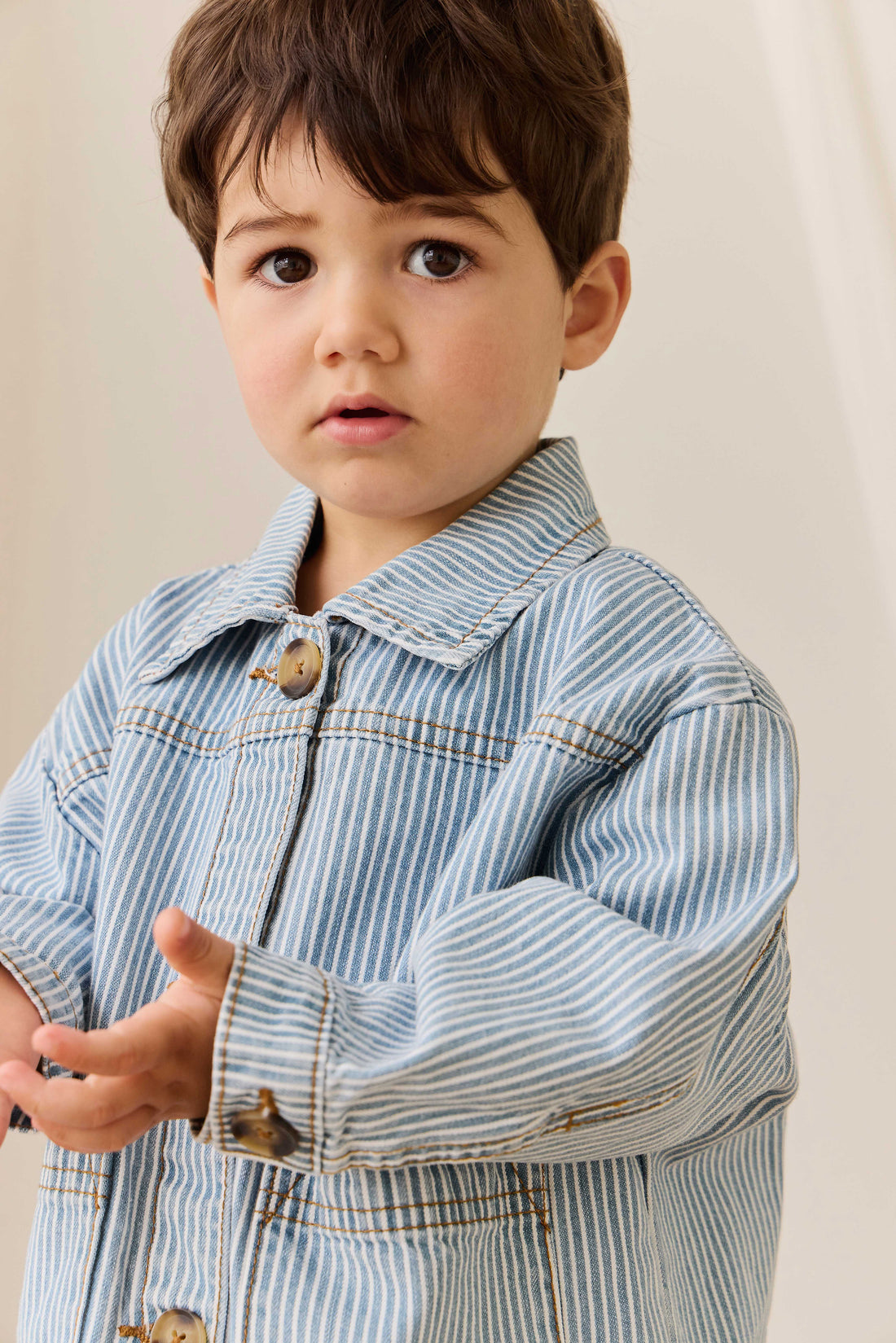 Axel Jacket - Holiday Stripe Childrens Jacket from Jamie Kay NZ