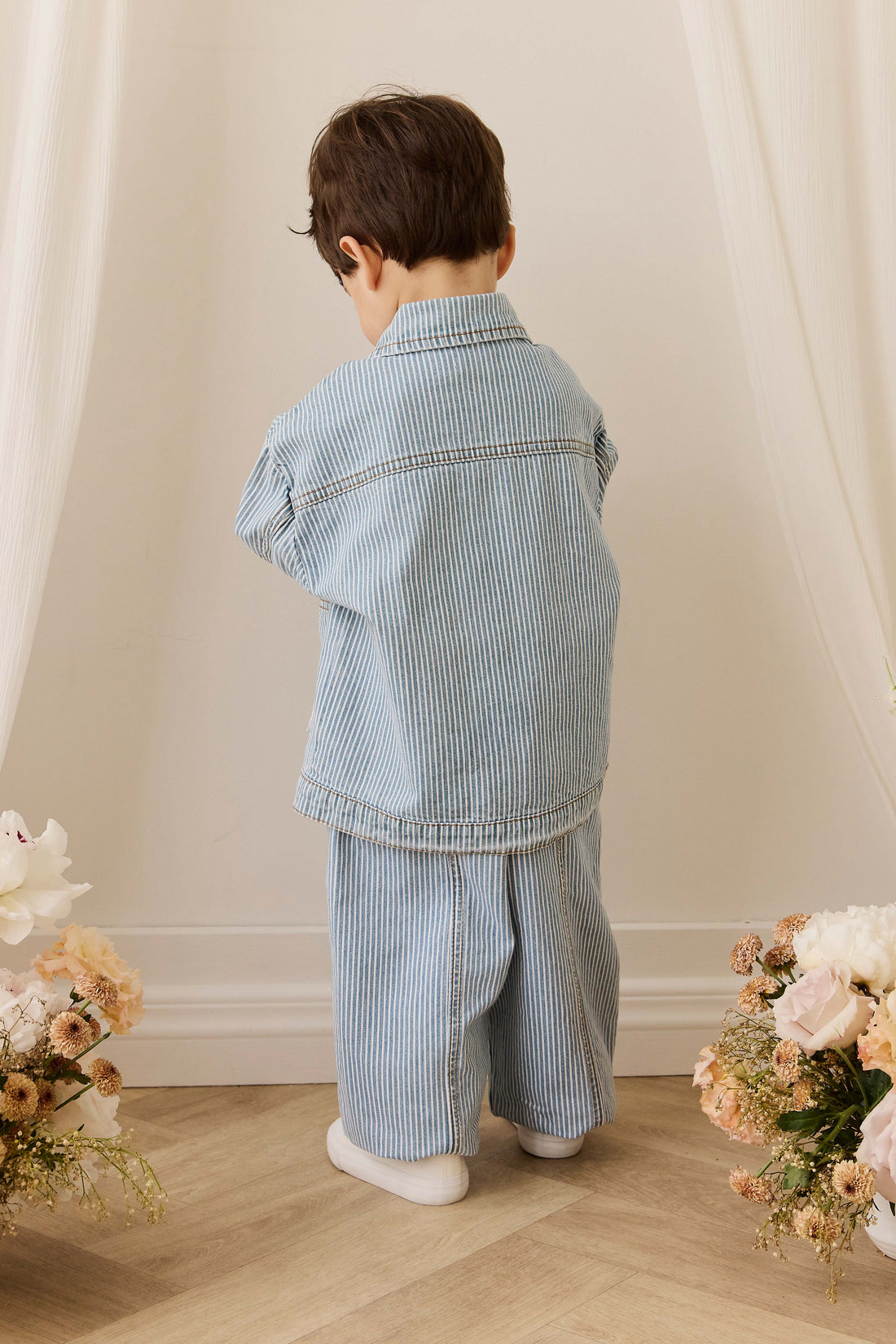 Abel Pant - Holiday Stripe Childrens Pant from Jamie Kay NZ