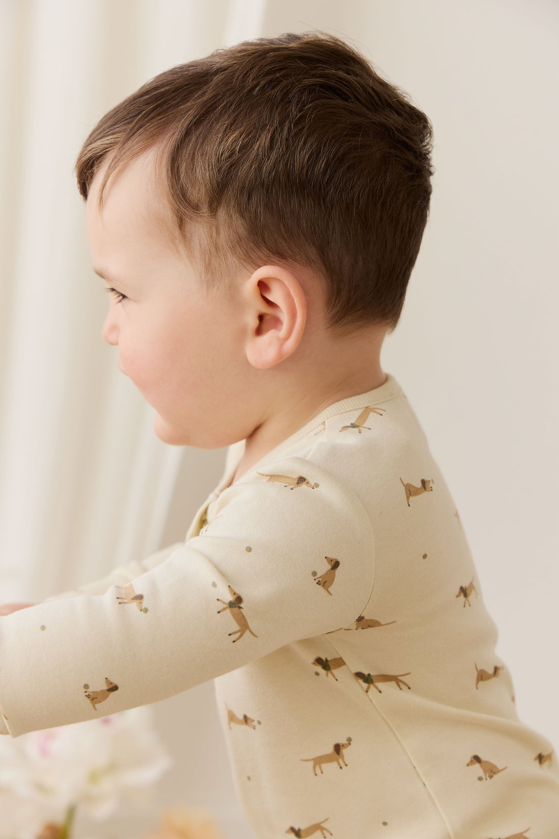 Organic Cotton Reese Zip Onepiece - Play Ball Cassava Childrens Onepiece from Jamie Kay NZ