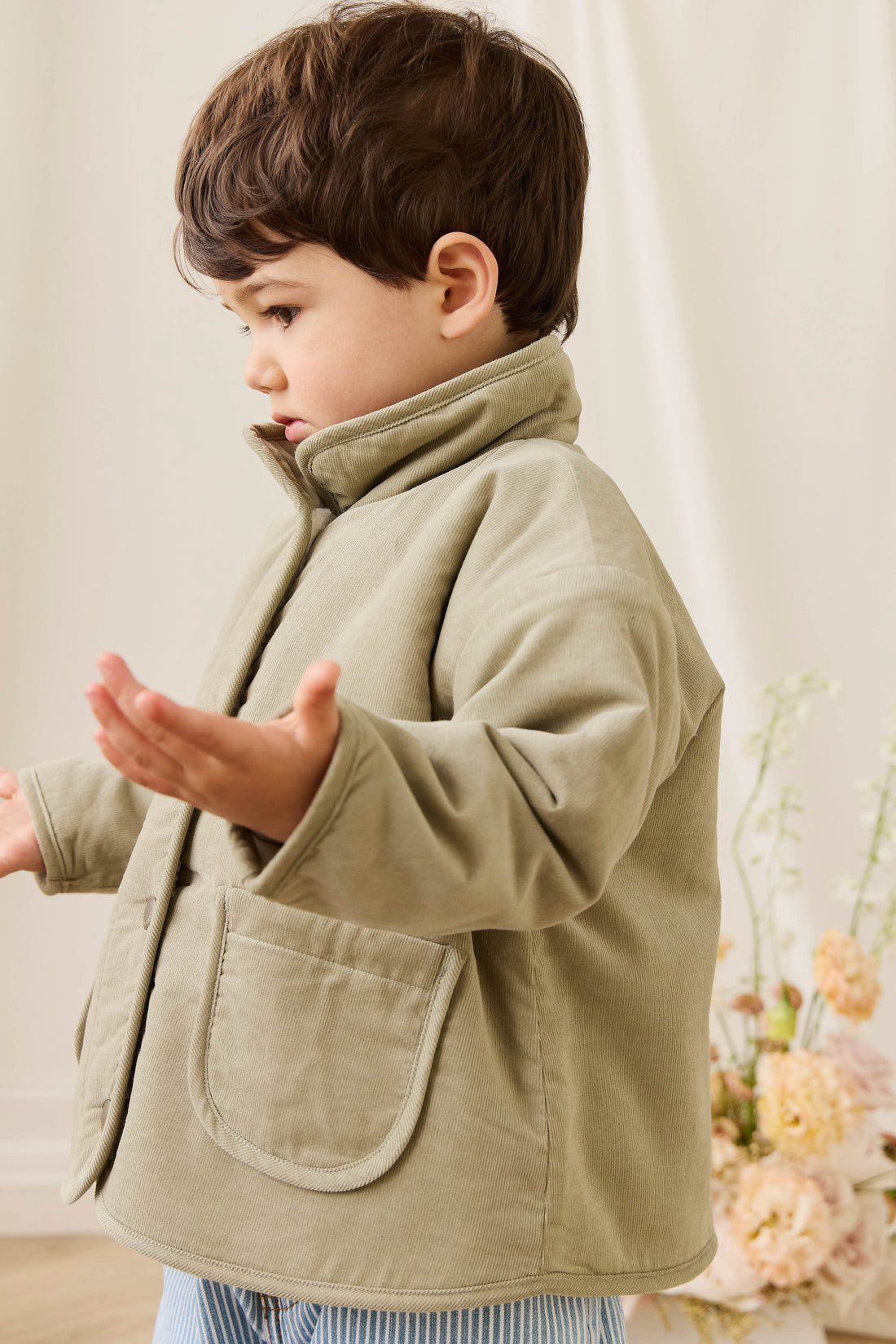 Roscoe Jacket - Lichen Childrens Jacket from Jamie Kay NZ