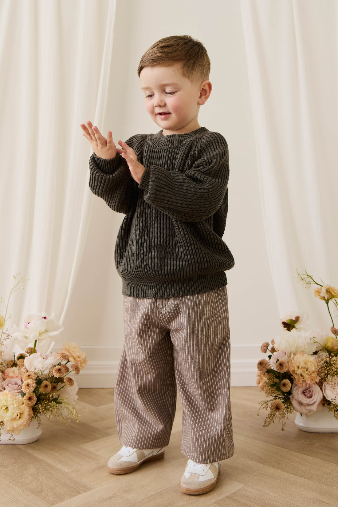 Cyrus Knit Jumper - Vine Childrens Jumper from Jamie Kay NZ