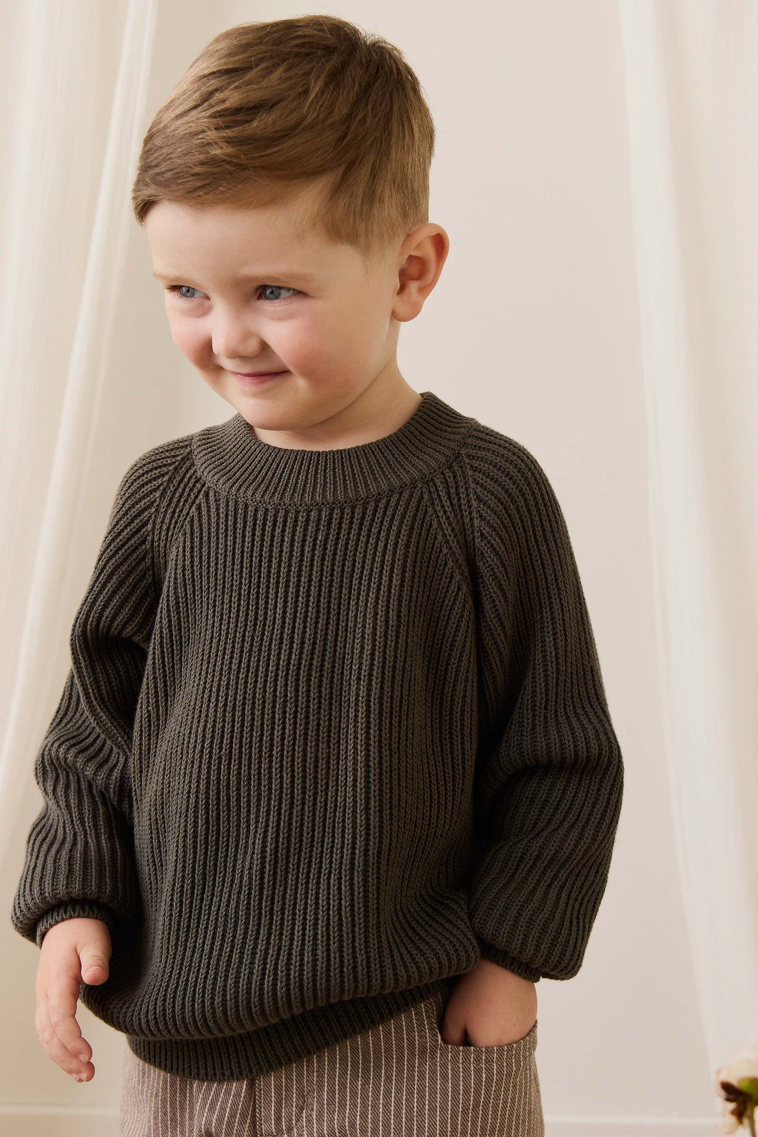 Cyrus Knit Jumper - Vine Childrens Jumper from Jamie Kay NZ