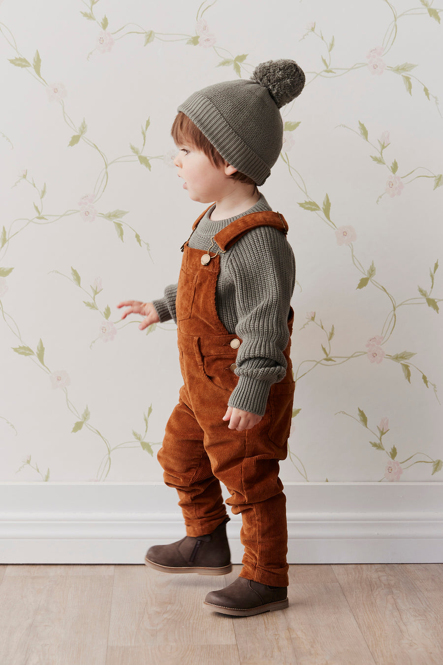 Jordie Cord Overall - Cinnamon Childrens Overall from Jamie Kay NZ