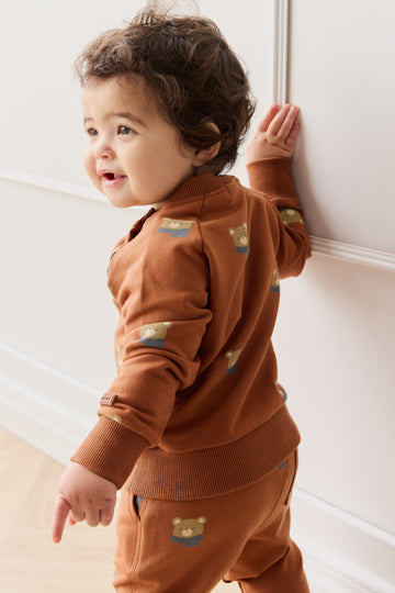 Organic Cotton Tao Sweatshirt - Cosy Bobbie Ginger Childrens Top from Jamie Kay NZ