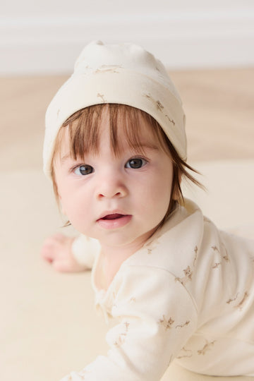 Organic Cotton Knot Beanie - Kitten and His Kites Childrens Beanie from Jamie Kay NZ