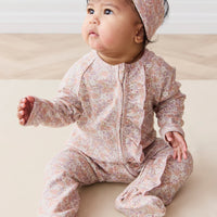 Organic Cotton Melanie Onepiece - Chloe Mauve Childrens Onepiece from Jamie Kay NZ