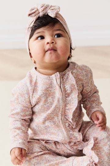 Organic Cotton Melanie Onepiece - Chloe Mauve Childrens Onepiece from Jamie Kay NZ