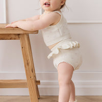 Celine Bloomer - Whisper White Little Love Childrens Bloomer from Jamie Kay NZ