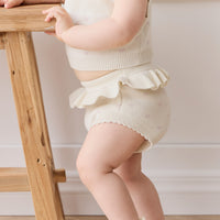 Celine Bloomer - Whisper White Little Love Childrens Bloomer from Jamie Kay NZ