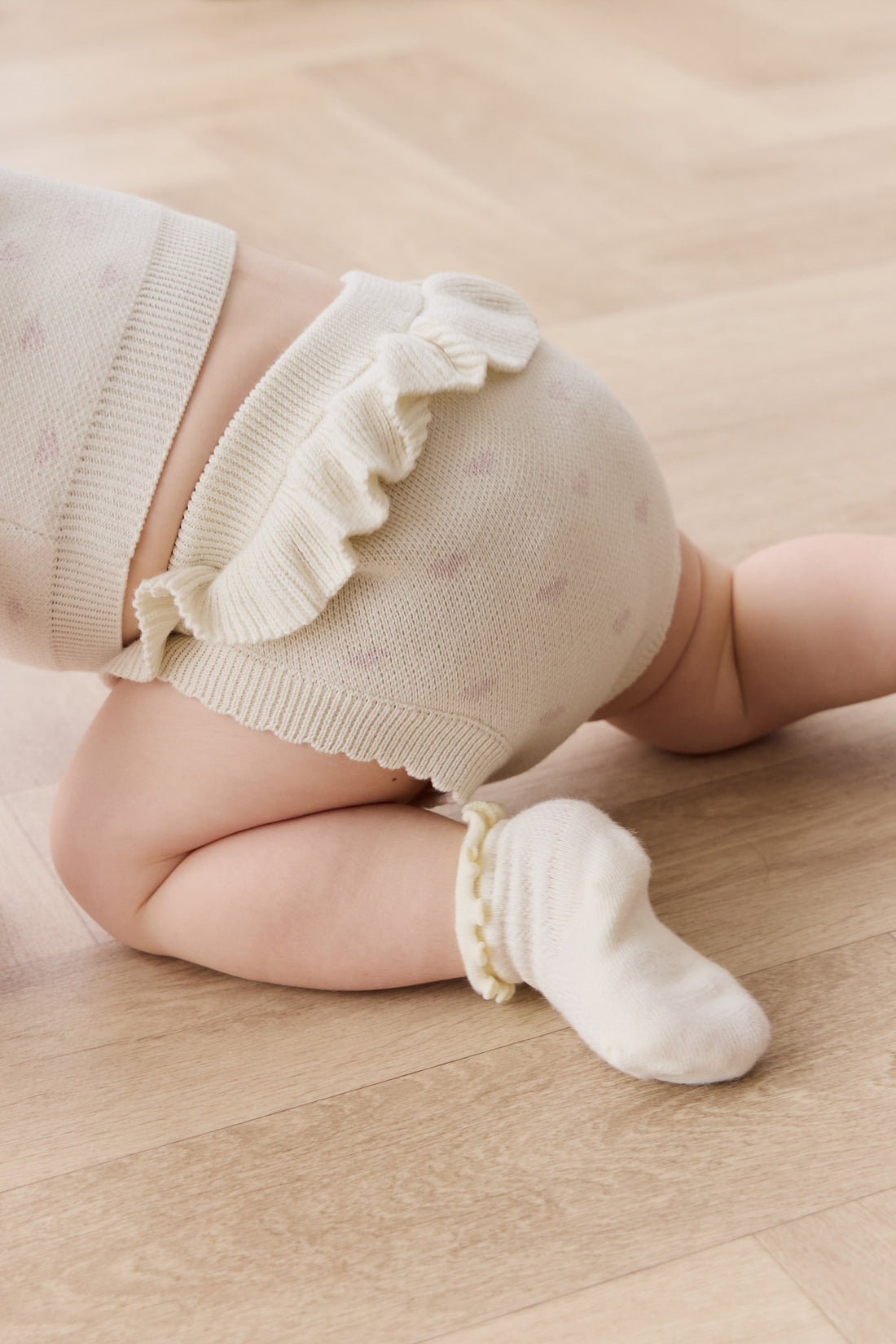 Celine Bloomer - Whisper White Little Love Childrens Bloomer from Jamie Kay NZ