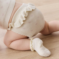 Celine Bloomer - Whisper White Little Love Childrens Bloomer from Jamie Kay NZ