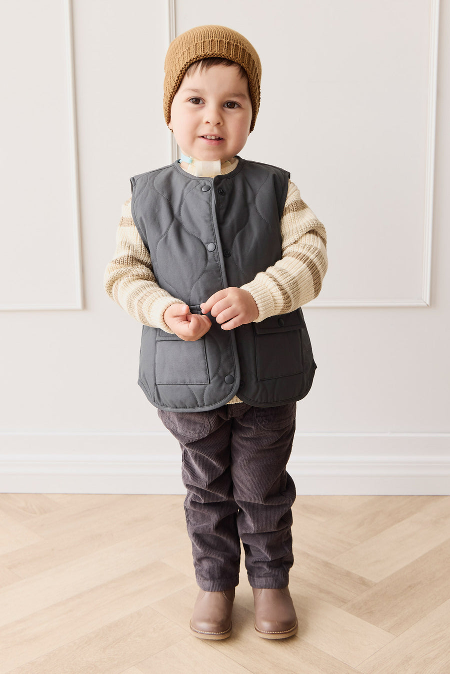 Arie Puffer Vest - Arctic Childrens Jacket from Jamie Kay NZ