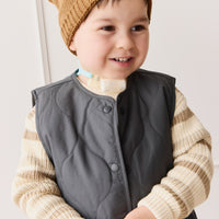 Ethan Hat - Autumn Bronze Childrens Beanie from Jamie Kay NZ