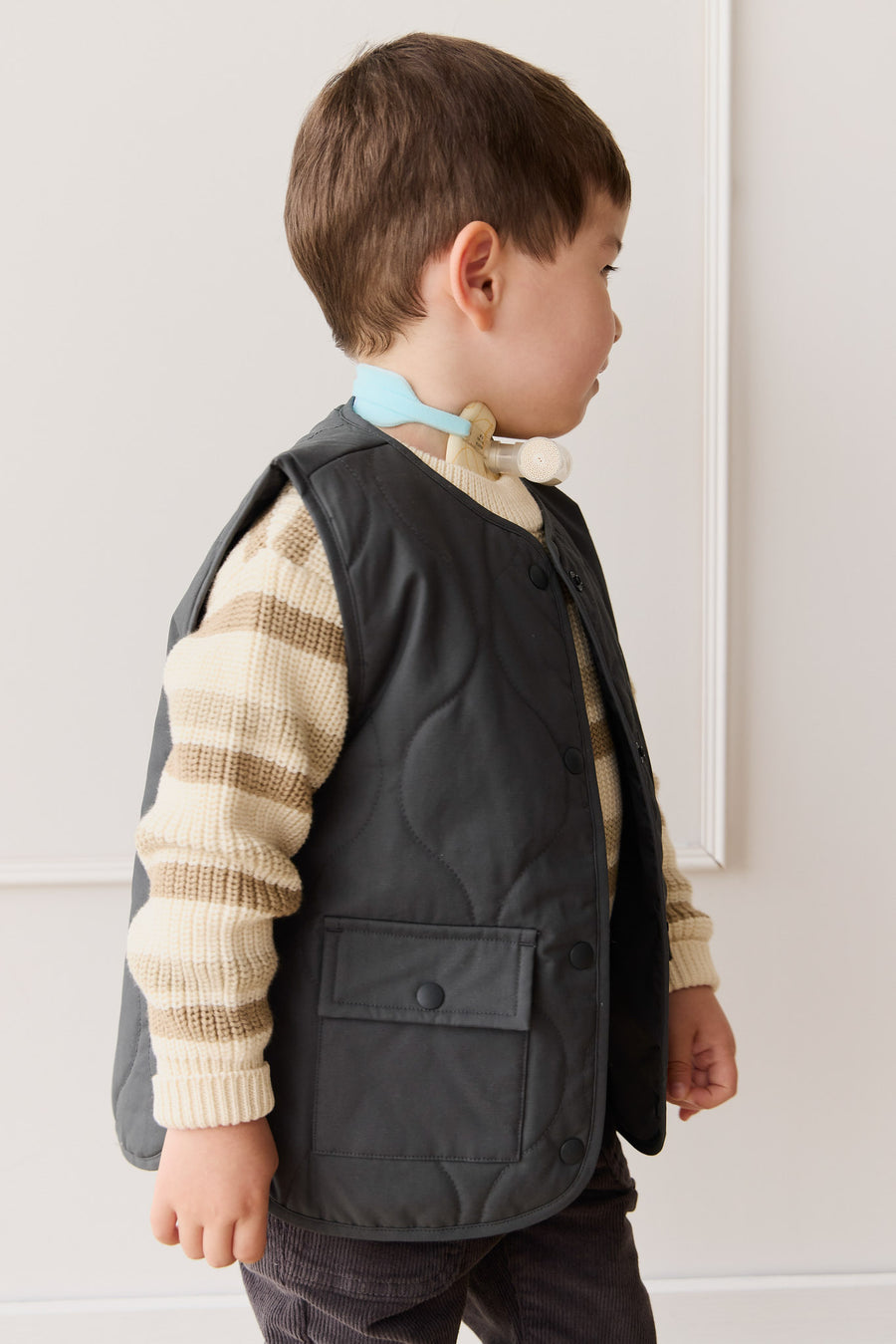 Arie Puffer Vest - Arctic Childrens Jacket from Jamie Kay NZ